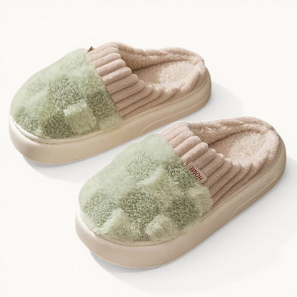 Chausson Damier Vert / 35-36