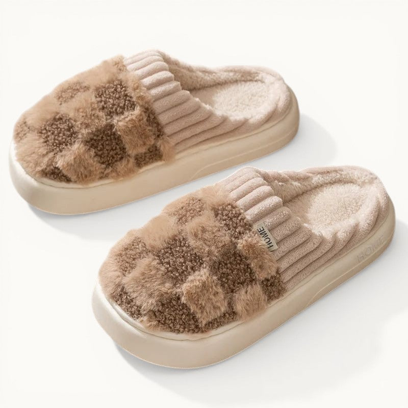Chausson Damier Marron / 39-40