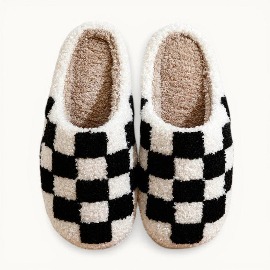 Chausson damier