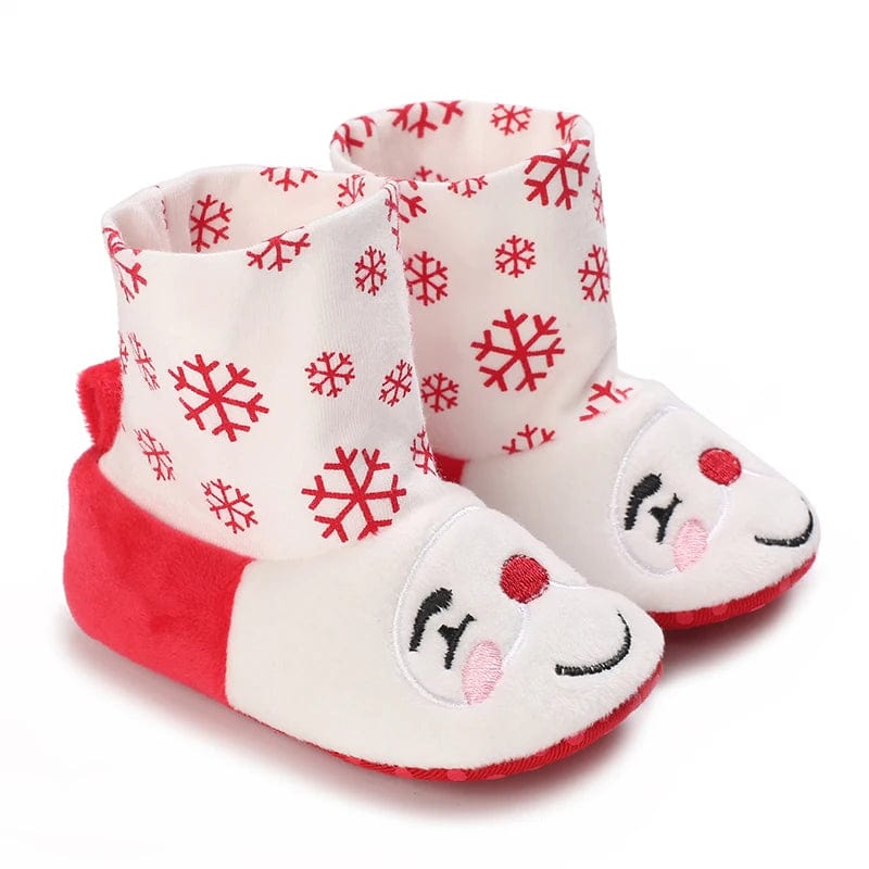 Chausson de Noël bébé Blanc / 16-17