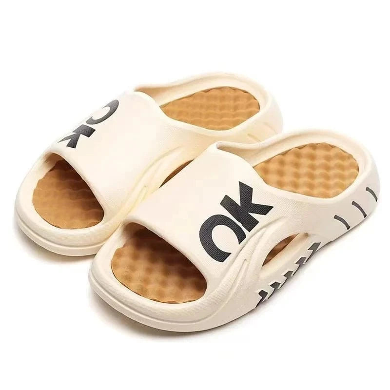 Chausson de plage | Homme Blanc/Crème / 39-40