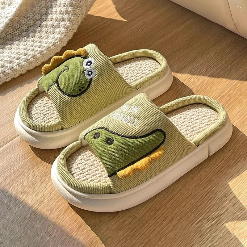 Chausson dinosaure - Dynio Vert / 35-36