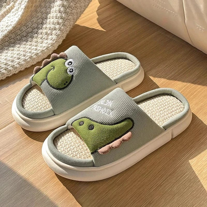Chausson dinosaure - Dynio Gris / 39-40
