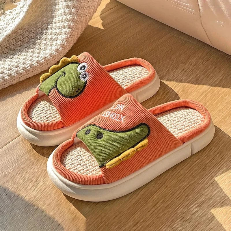 Chausson dinosaure - Dynio Rose / 35-36