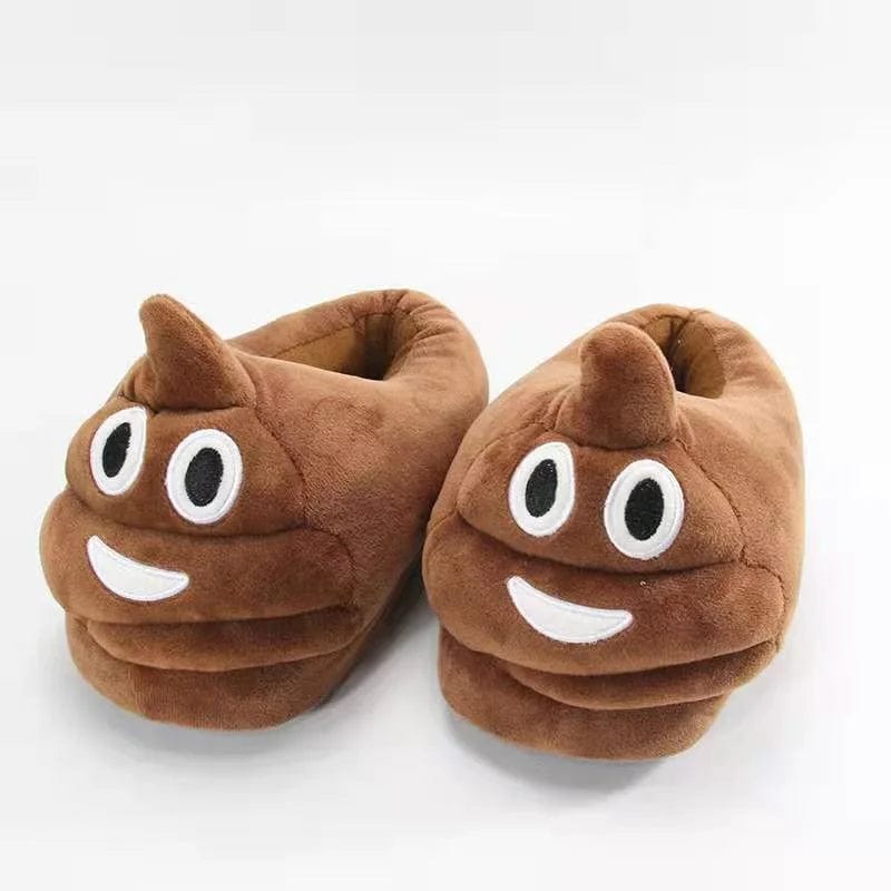 Chausson Emoji Caca Marron / 30-35(22cm)