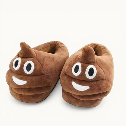 Chausson Emoji Caca Marron / 30-35(22cm)