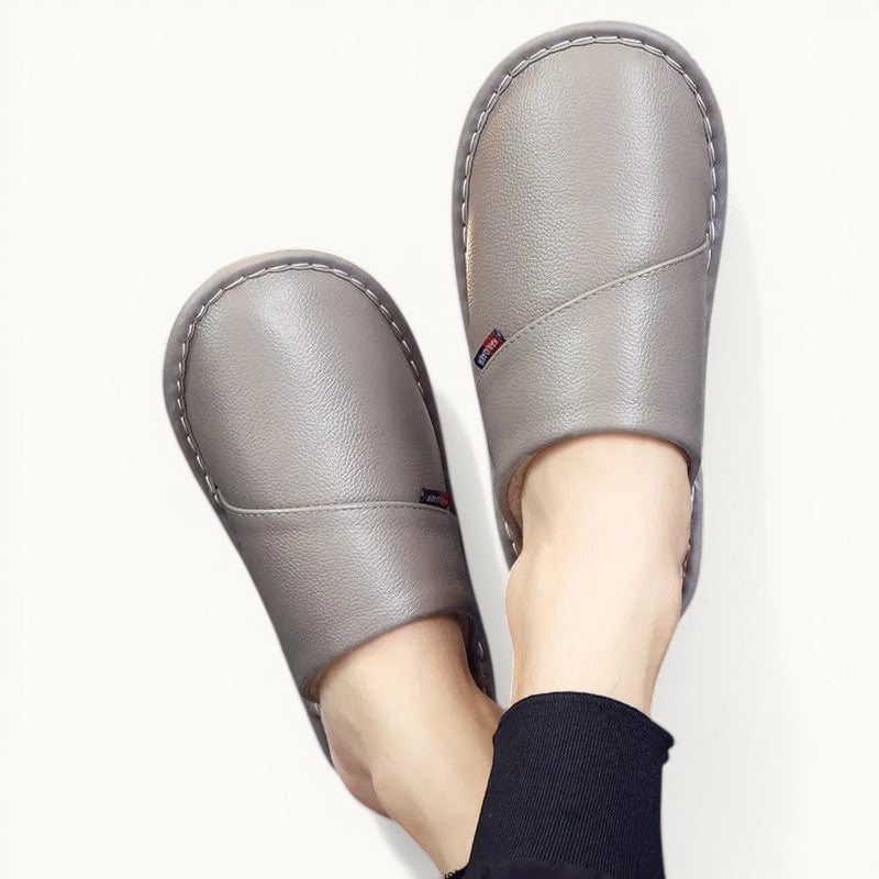 Chausson en cuir hiver