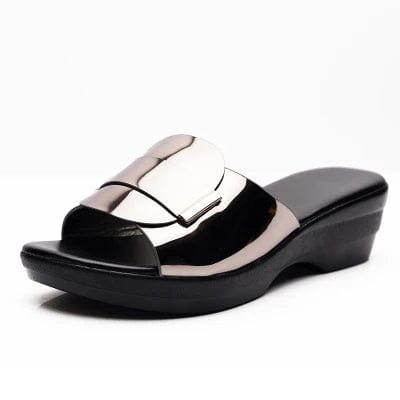 Chausson en Cuir pour Femme Or 1 / 41