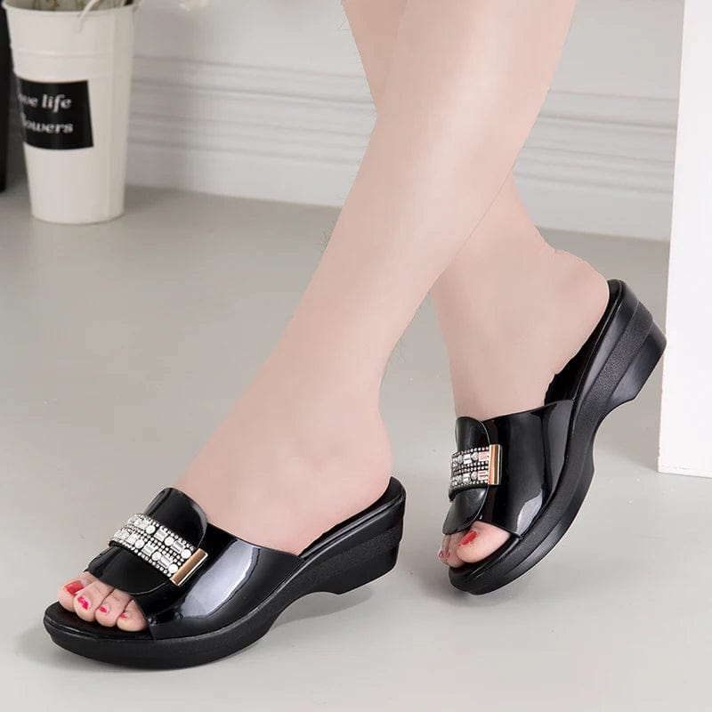 Chausson en Cuir pour Femme