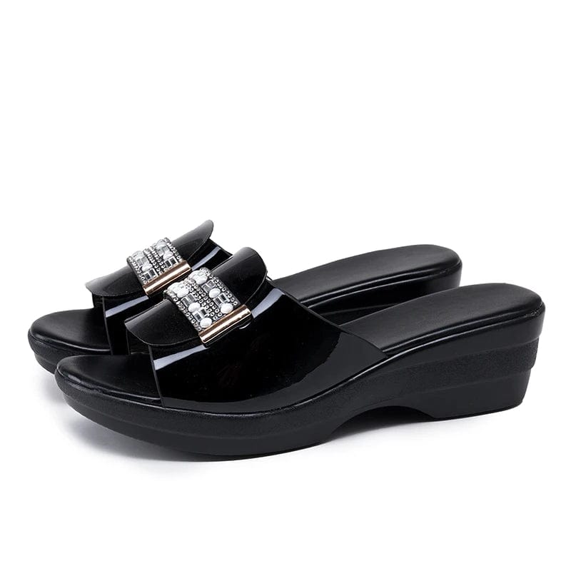 Chausson en Cuir pour Femme