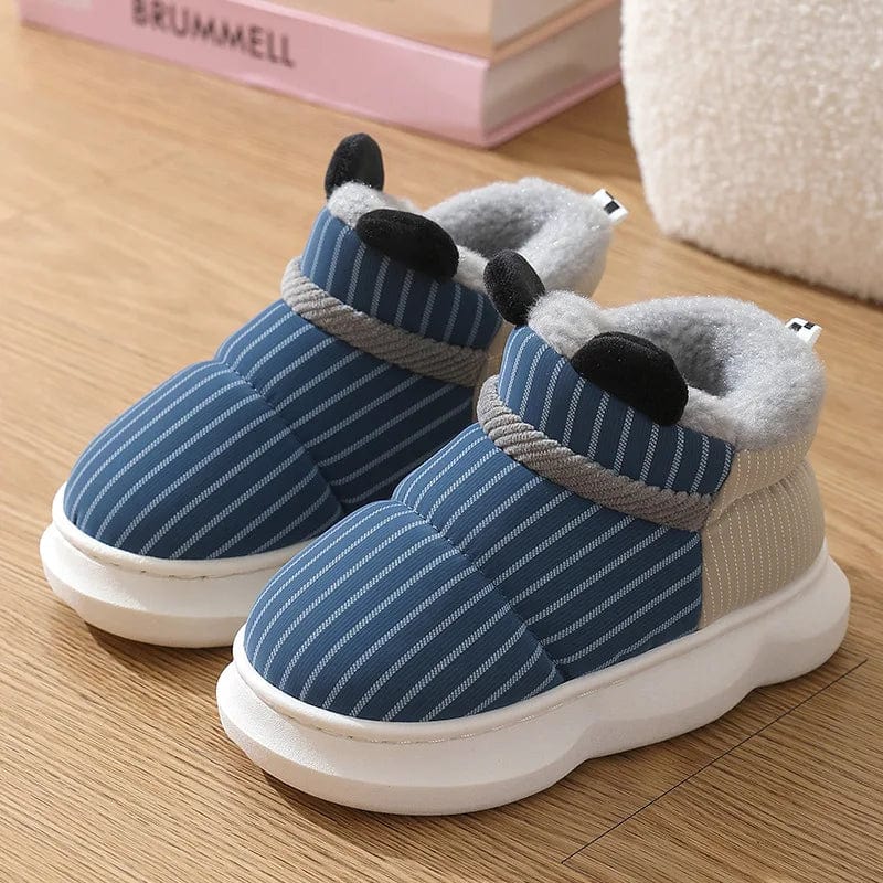 Chausson Enfant Botte Bleu / 32-33