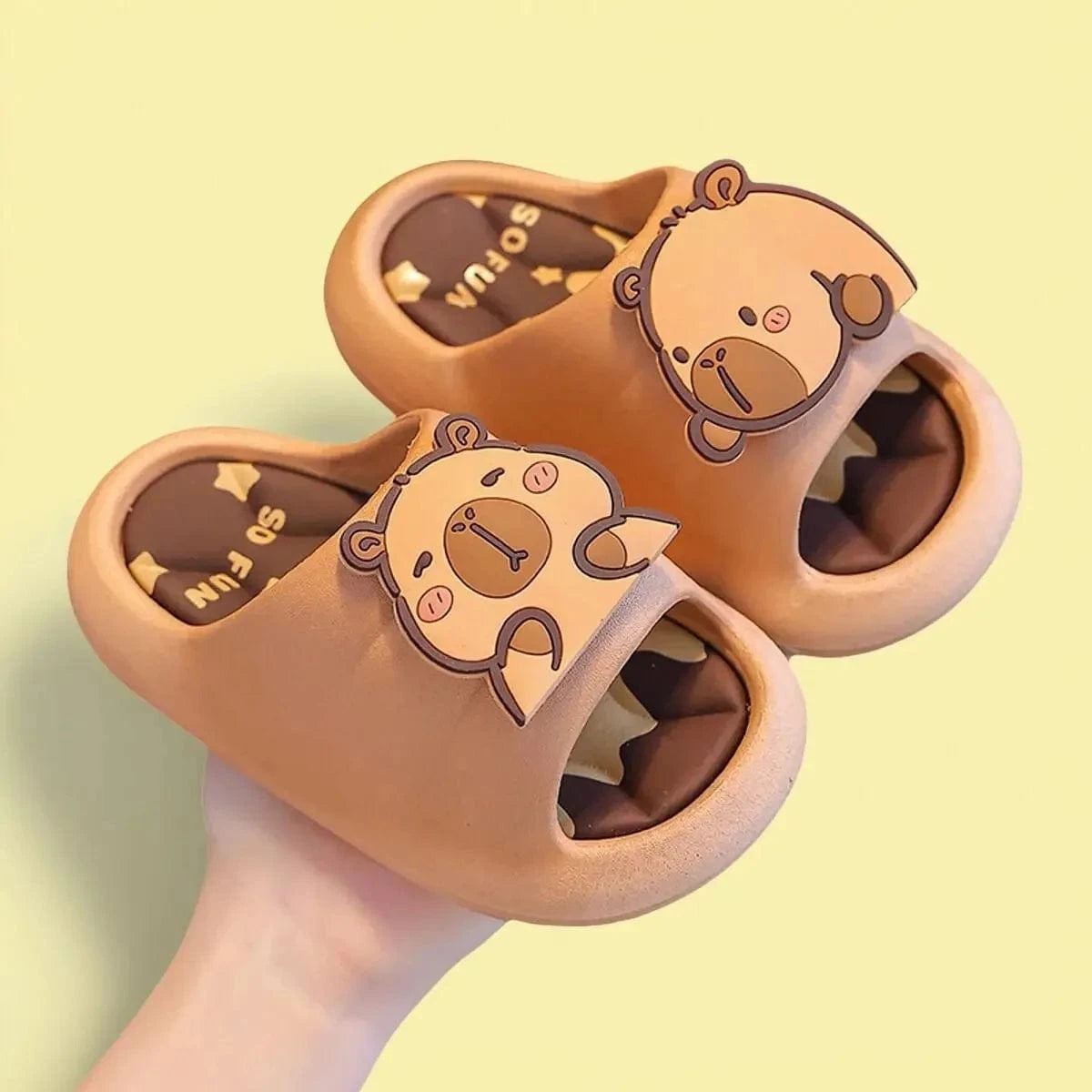 Chausson enfant | Capybara Marron / 23-24