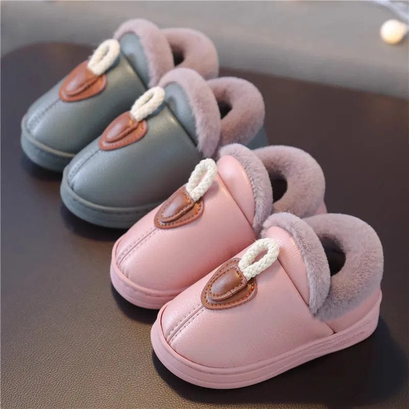 Chausson Enfant en Cuir PU