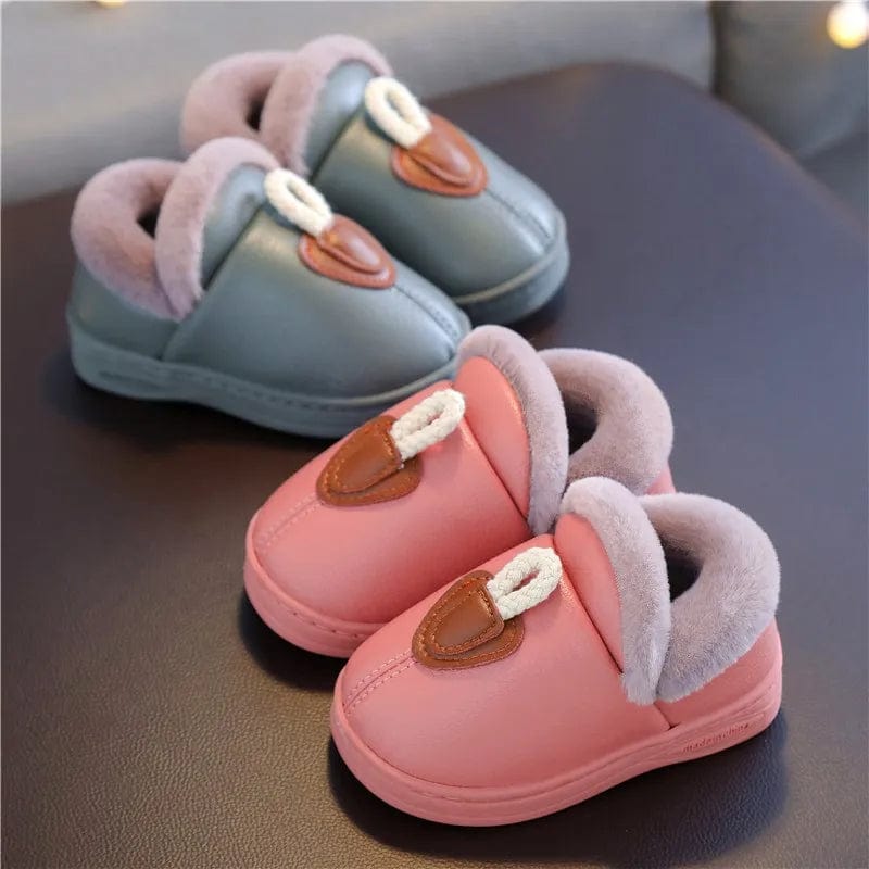 Chausson Enfant en Cuir PU