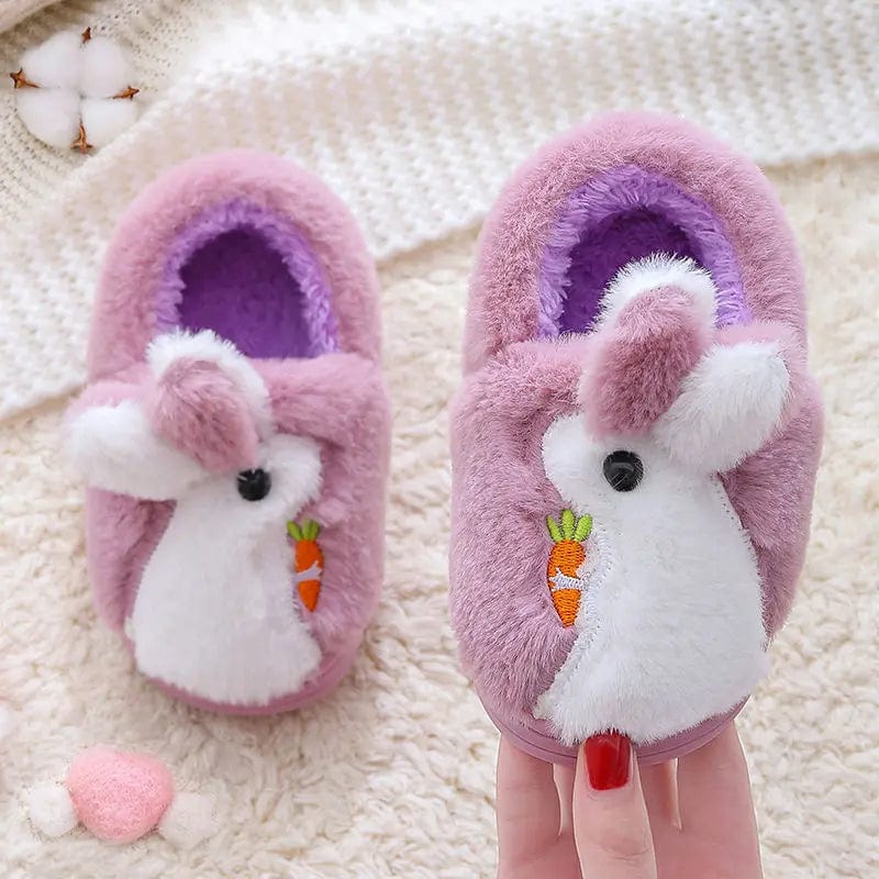 Chausson enfant lapin rigolo Violet 1 / 20-21