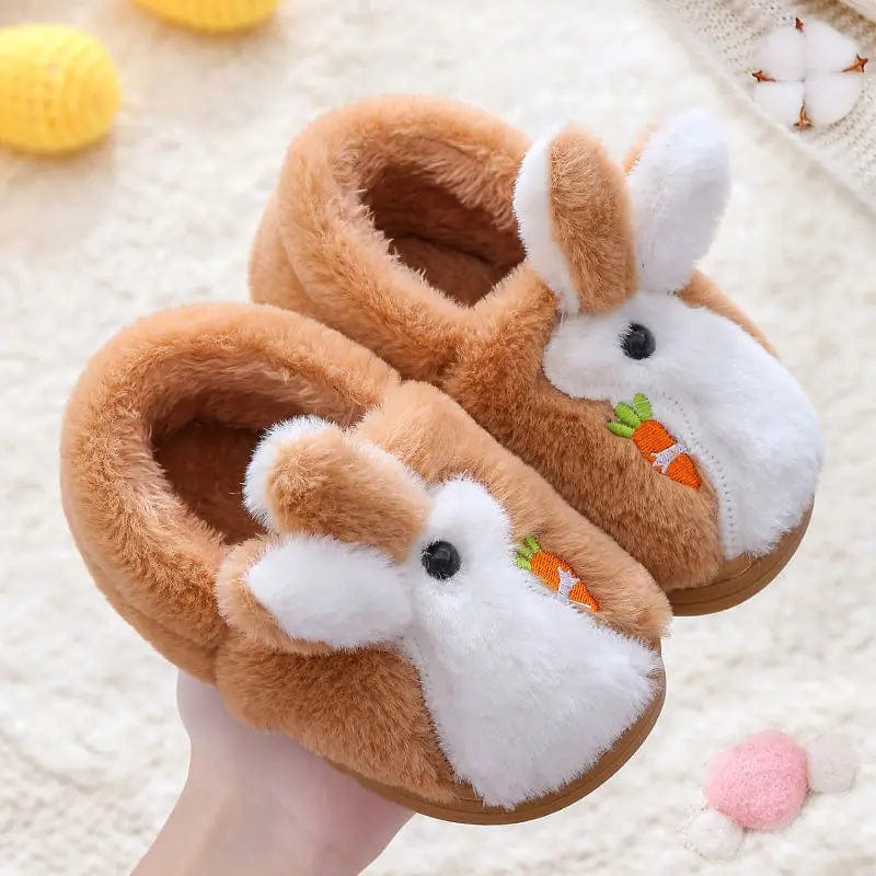 Chausson enfant lapin rigolo Crème 1 / 20-21