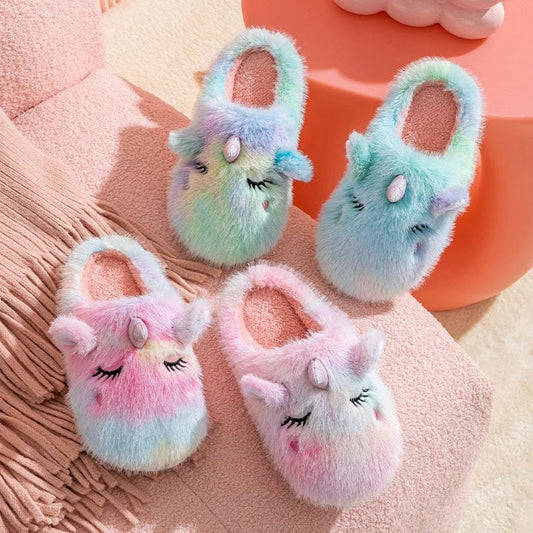 Chausson enfant licorne