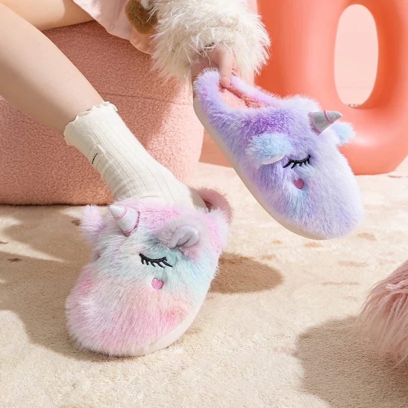 Chausson enfant licorne