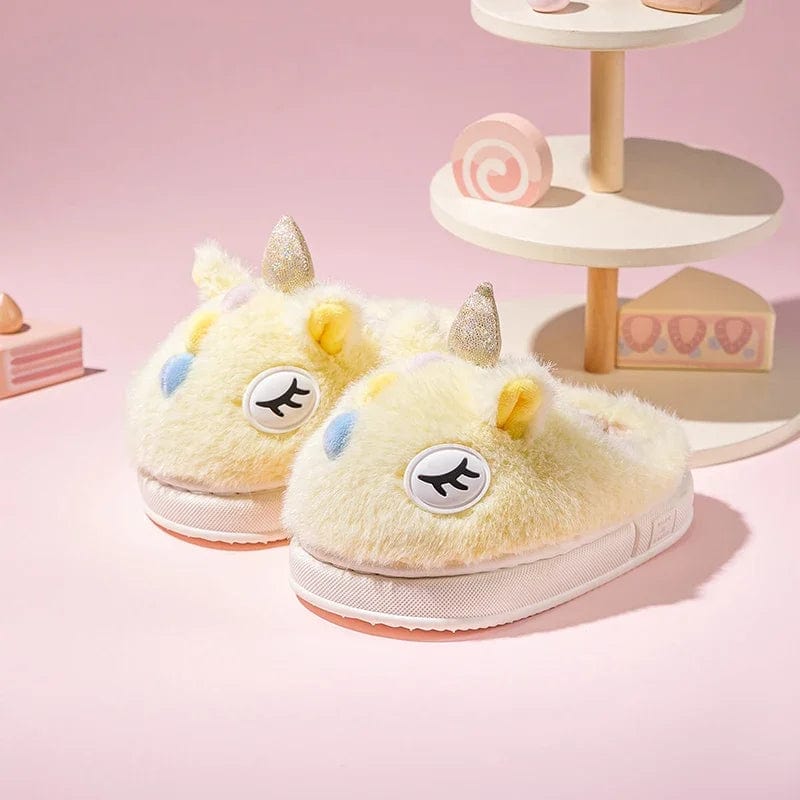 Chausson enfant licorne