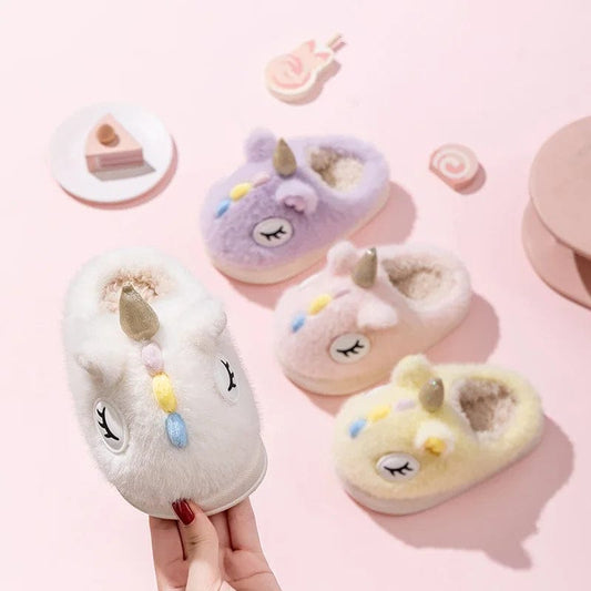 Chausson enfant licorne