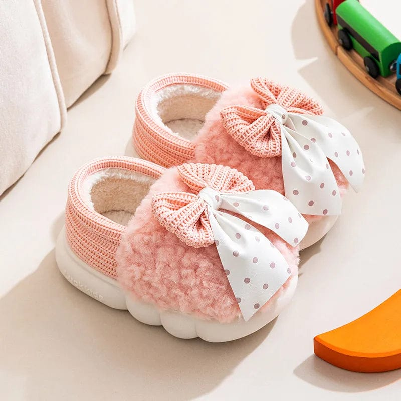 Chausson enfant mignon Rose / 20-21