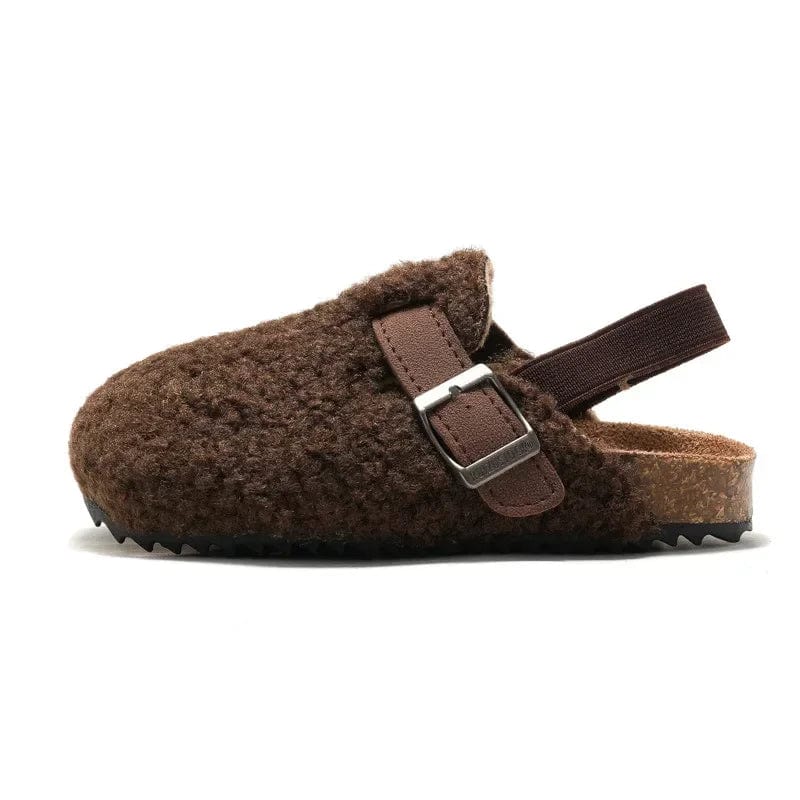 Chausson Enfant - Mule Moumoute Marron / 20