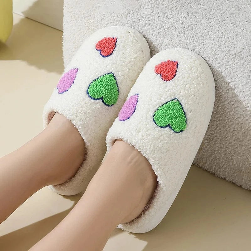 Chausson femme chaud - Heart