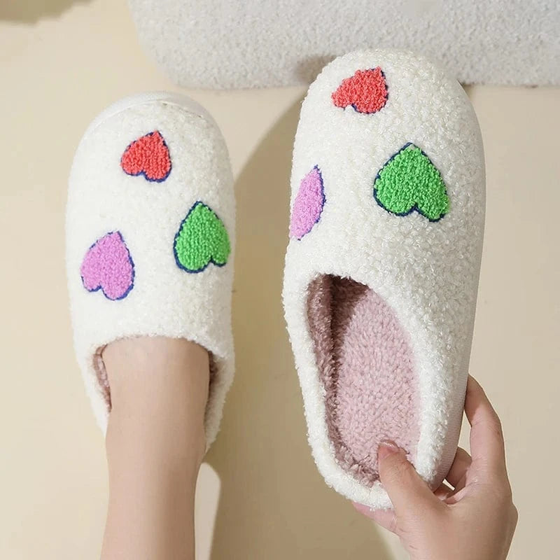 Chausson femme chaud - Heart