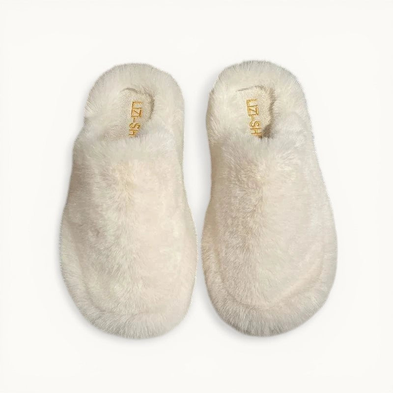 Chausson femme fourrure Blanc / 34-35