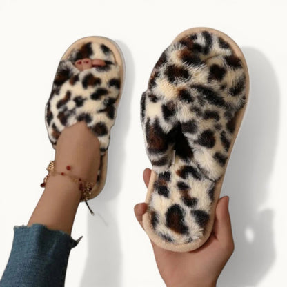 Chausson femme fourrure - Liefse Crème / 35-36