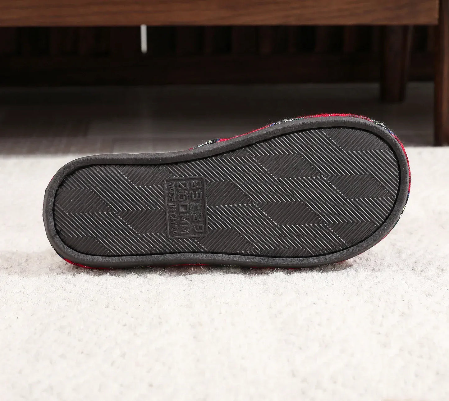 Chausson femme hiver