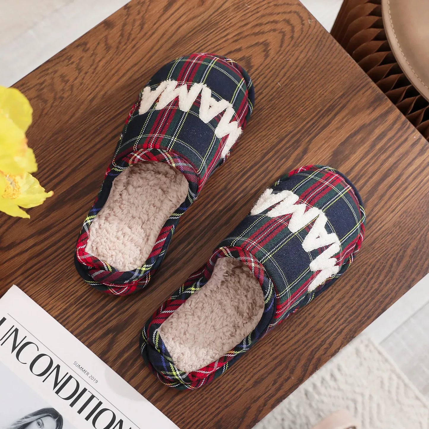 Chausson femme hiver