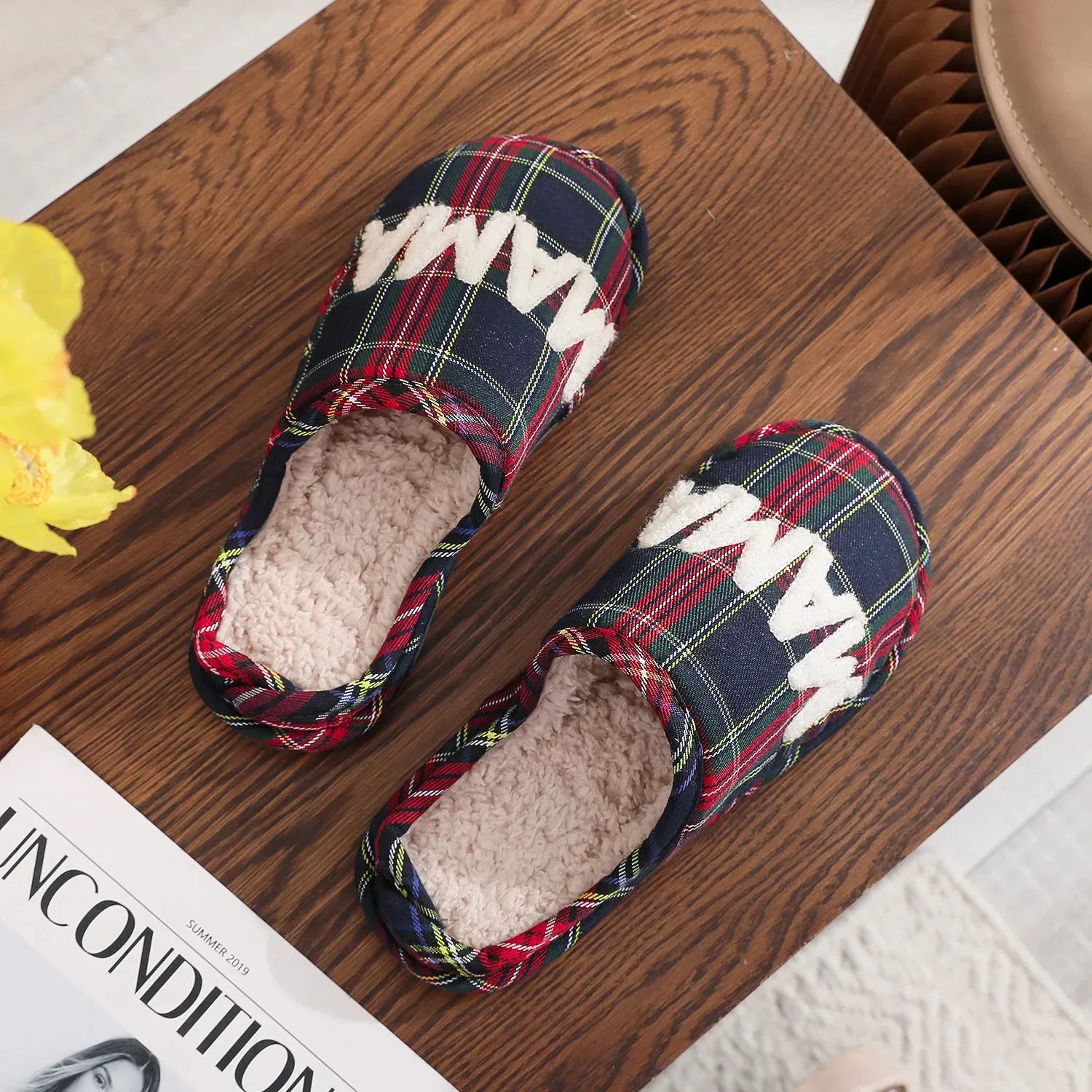 Chausson femme hiver