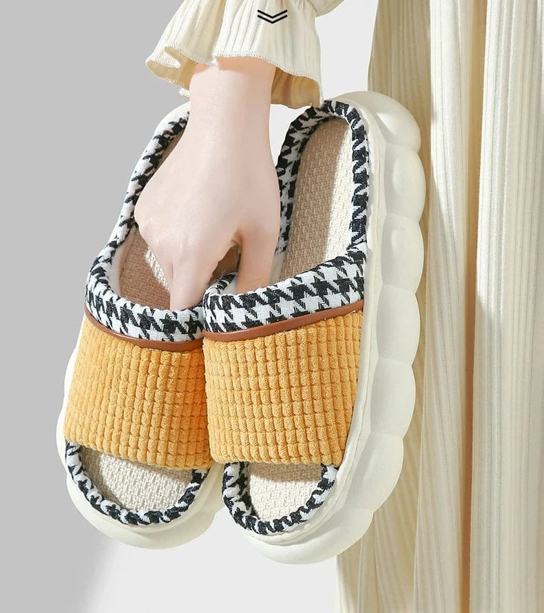 Chausson femme ouvert