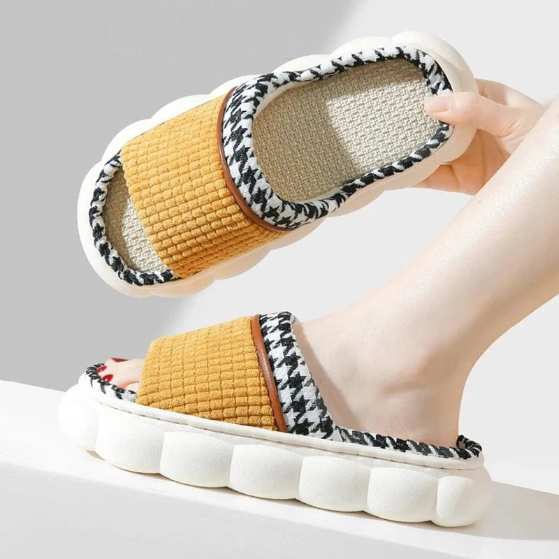 Chausson femme ouvert