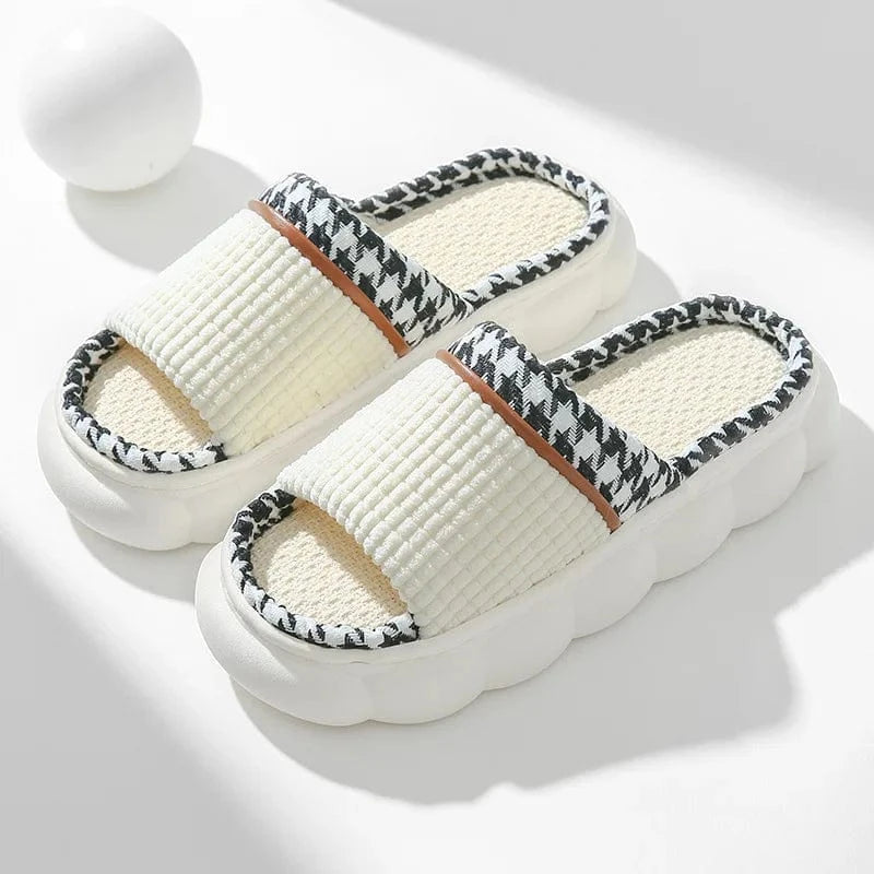 Chausson femme ouvert Blanc / 35-36