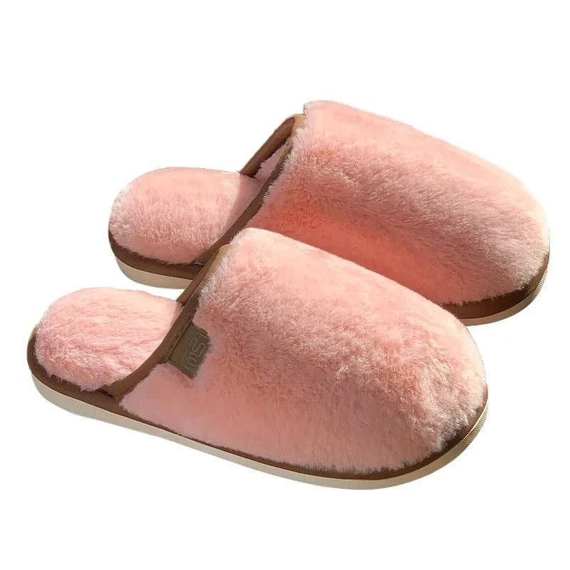Chausson fourré doux Rose / 35-36