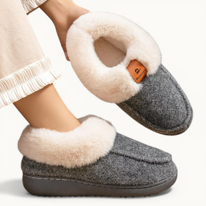 Chausson fourré - Mydie Gris / 35-36