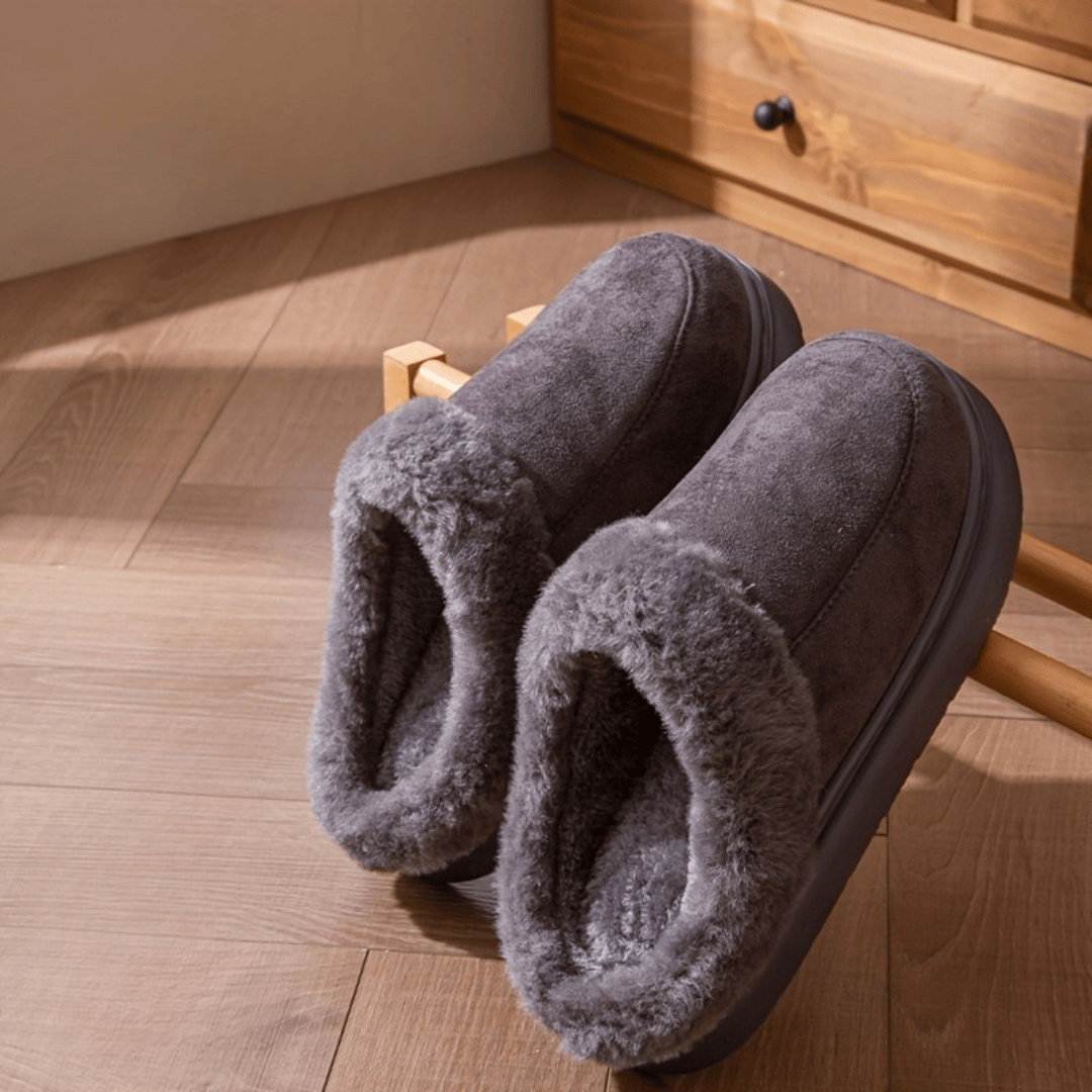 chausson fourré - Pioush Gris / 34-35