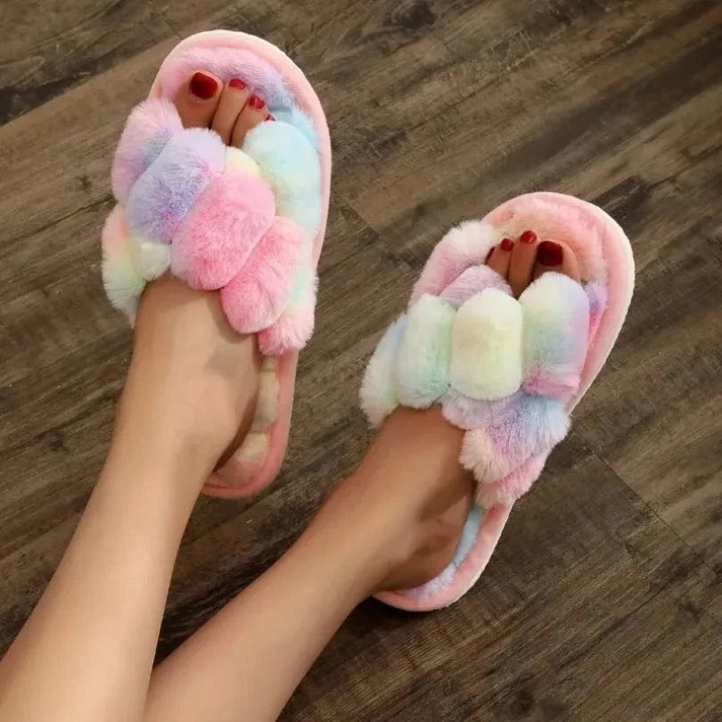 Chausson fourrure