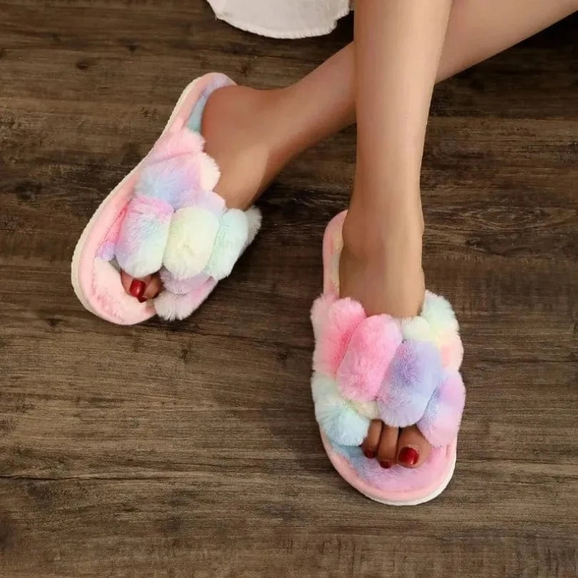 Chausson fourrure