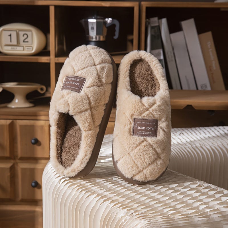 Chausson fourrure - Casex Marron / 39-40