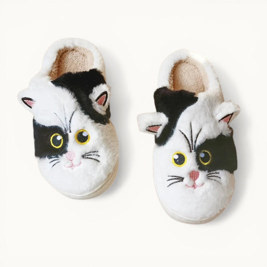 Chausson fourrure - Catsy Noir / 34-35