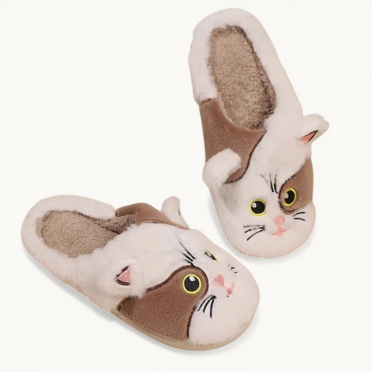 Chausson fourrure - Catsy Marron / 34-35
