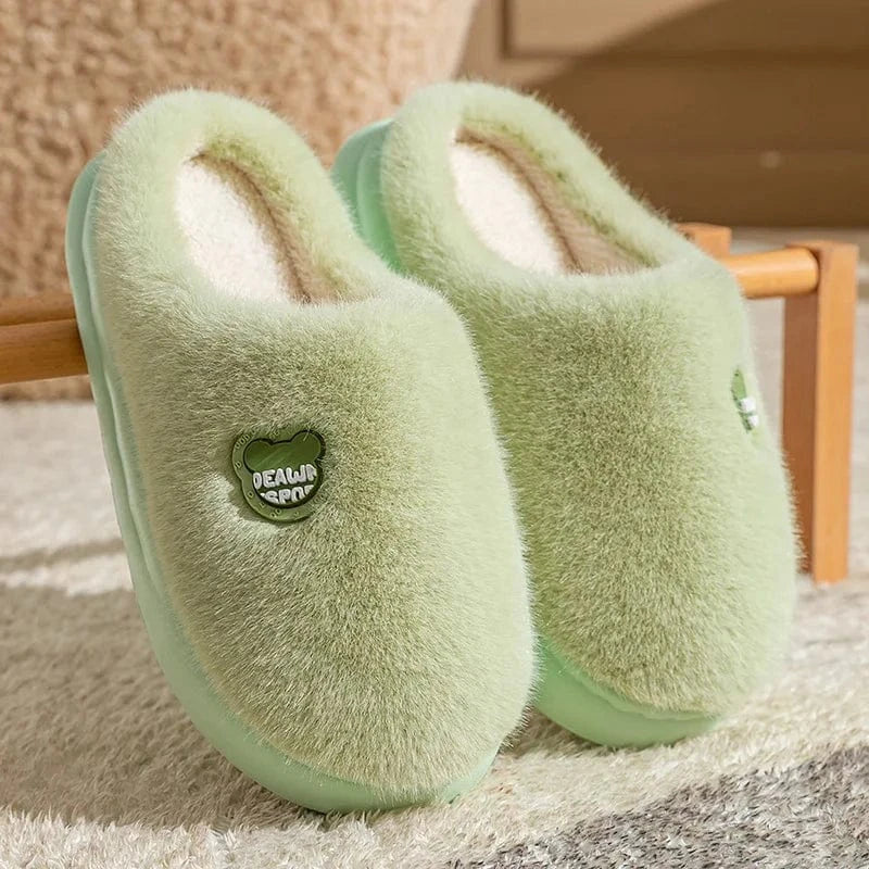Chausson fourrure - Dreawi Vert / 36-37