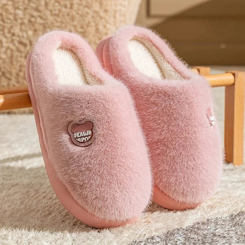Chausson fourrure - Dreawi Rose / 36-37