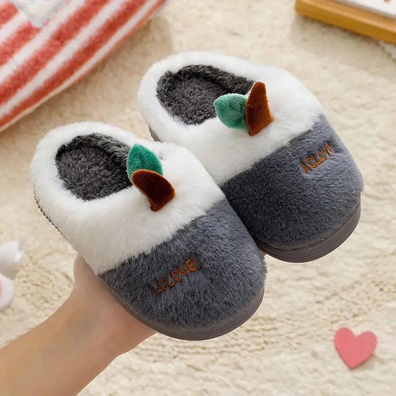 Chausson hiver enfant Gris / 20-21