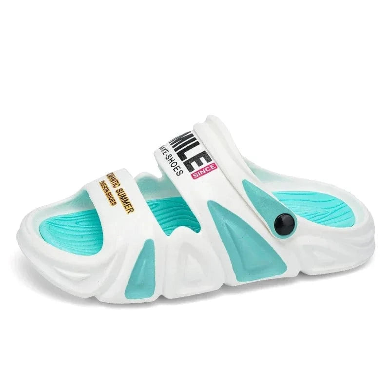 Chausson homme été Blanc/Bleu 2 / 36-37