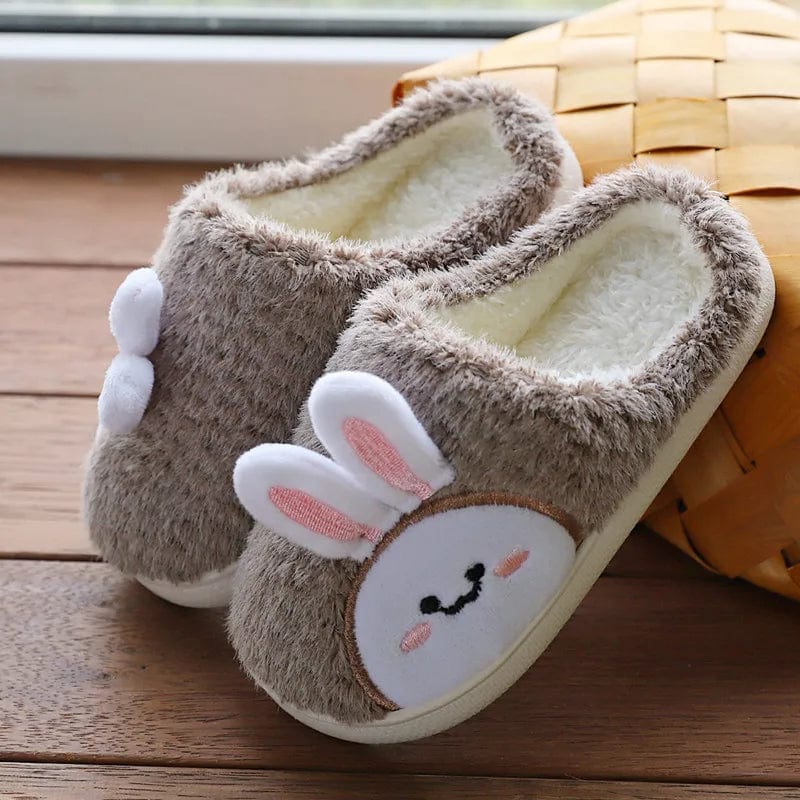 Chausson Lapin Enfant Gris / 30-31