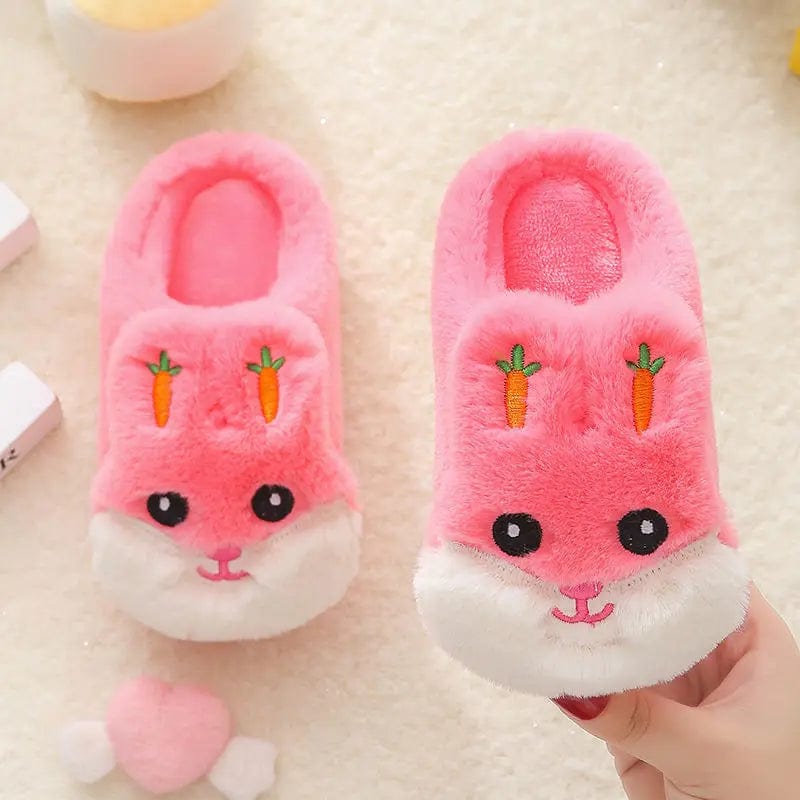 Chausson lapin enfant Rose / 19-20